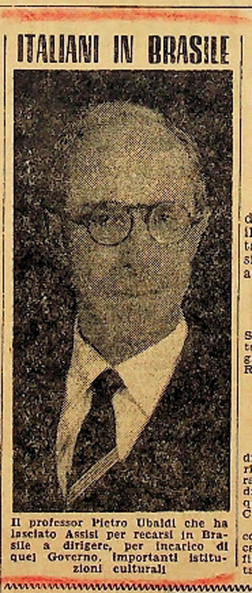 JN – 1952 (13 DICEMBRE) IL MESSAGGERO – ITALIANI IN BRASILE