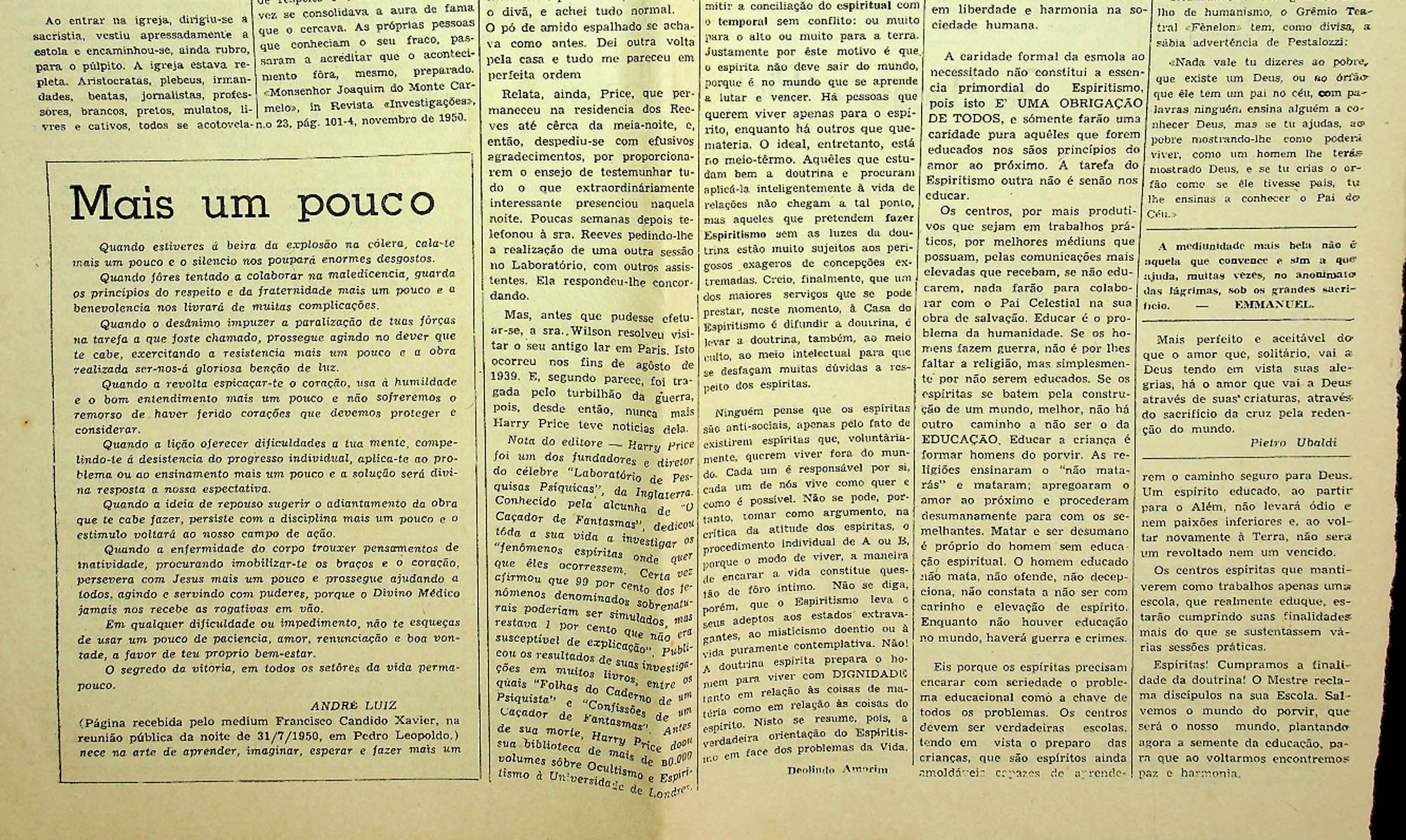 JN – 1952 (JUNHO) SOBRE PIETRO UBALDI – PAGINA DA ABUC (4)
