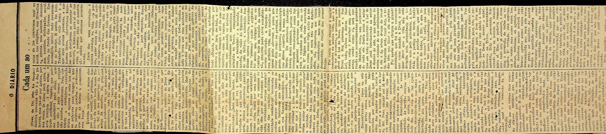 JN – 1958 (19 DE OUTUBRO) 9º PALESTRA CADA UM O NASCER TRAZ E (
