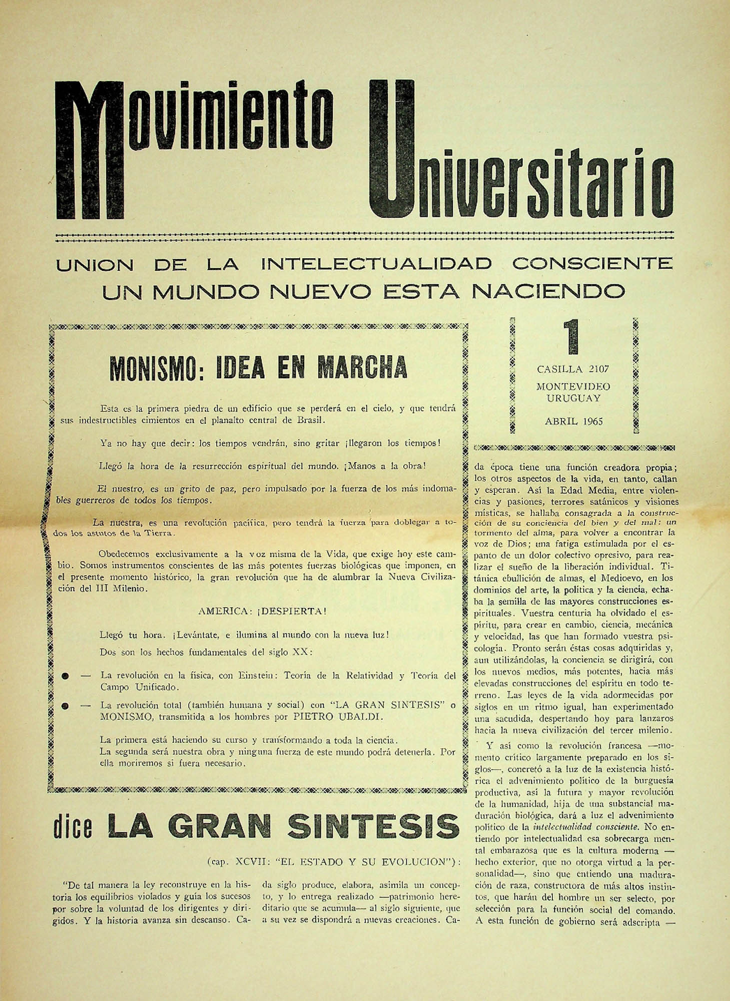 JN – 1965 (ABRIL) MOVIMENTO UNIVERSITÁRIO 1 (1)