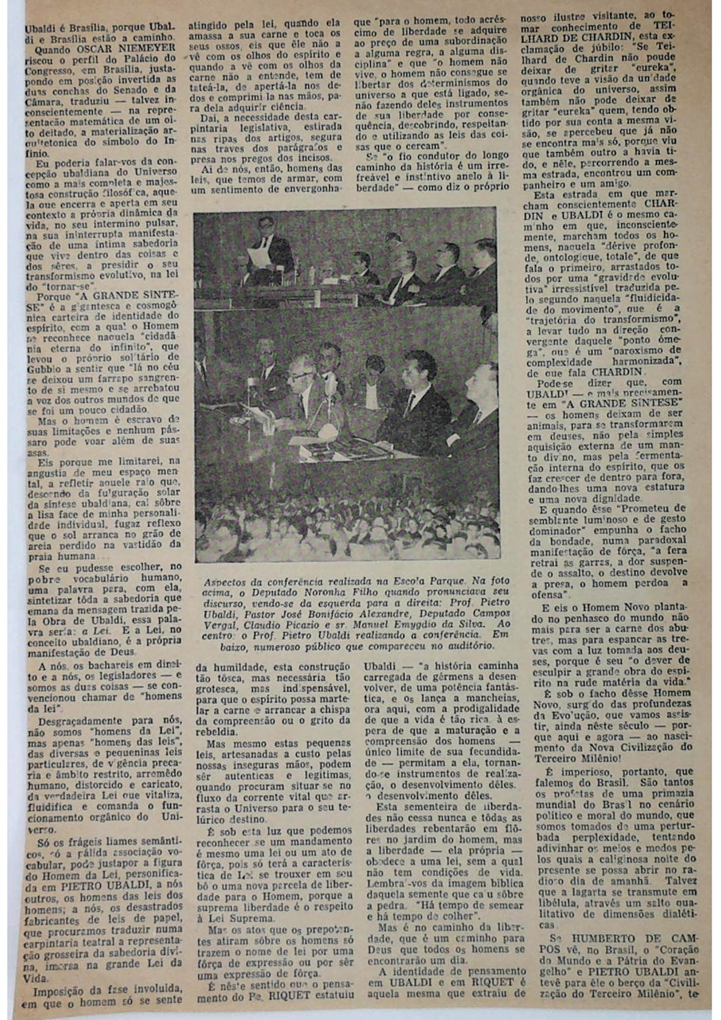 JN – 1966 (13 DE MARÇO) A NOSSA SIMBOLICA OFERTA AO BRASIL E AOS POVOS DA ( (4)