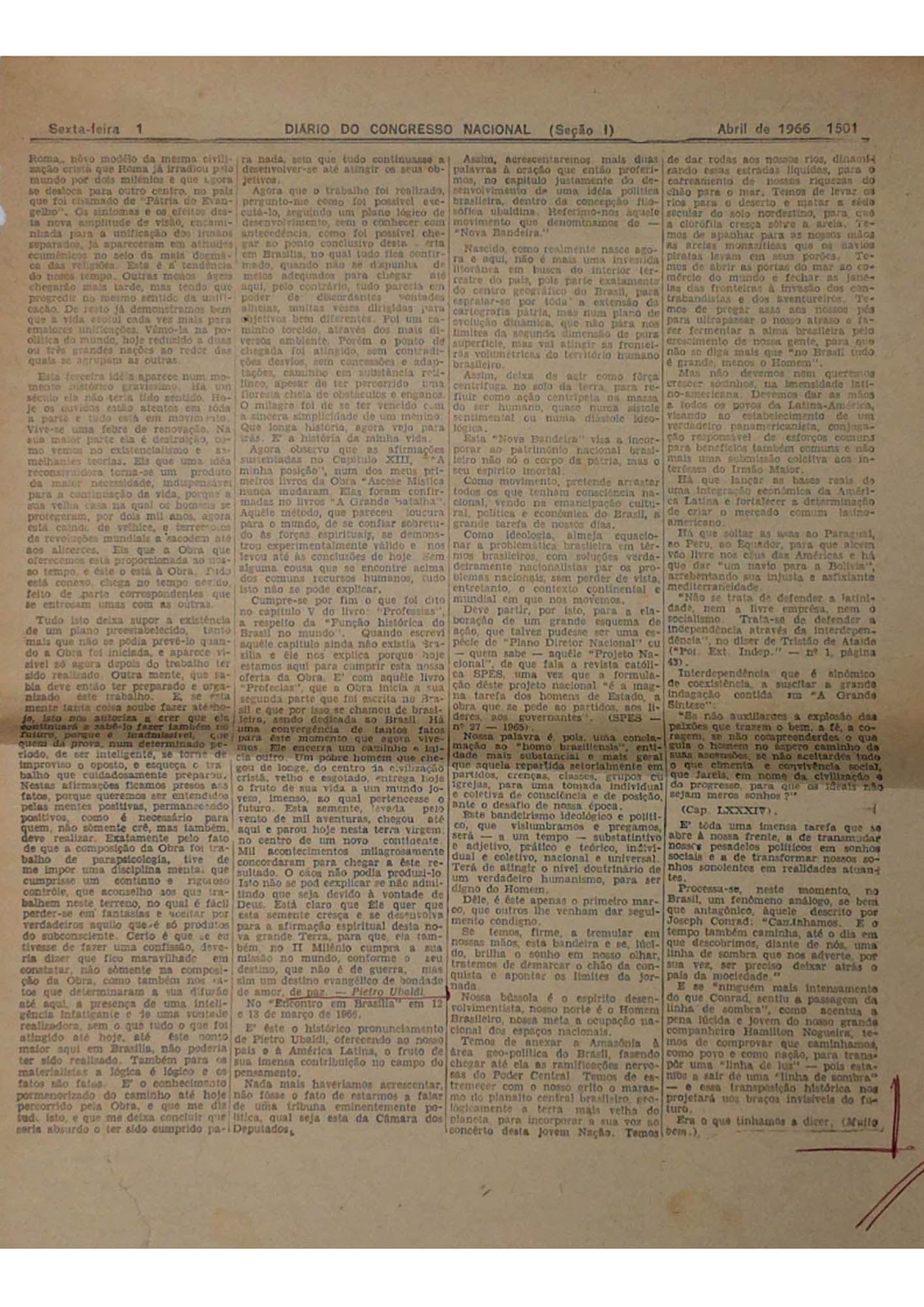 JN – 1966 (ABRIL) DISCURSO PROFERIDO PELO DEPUTADO NOR ( (5)