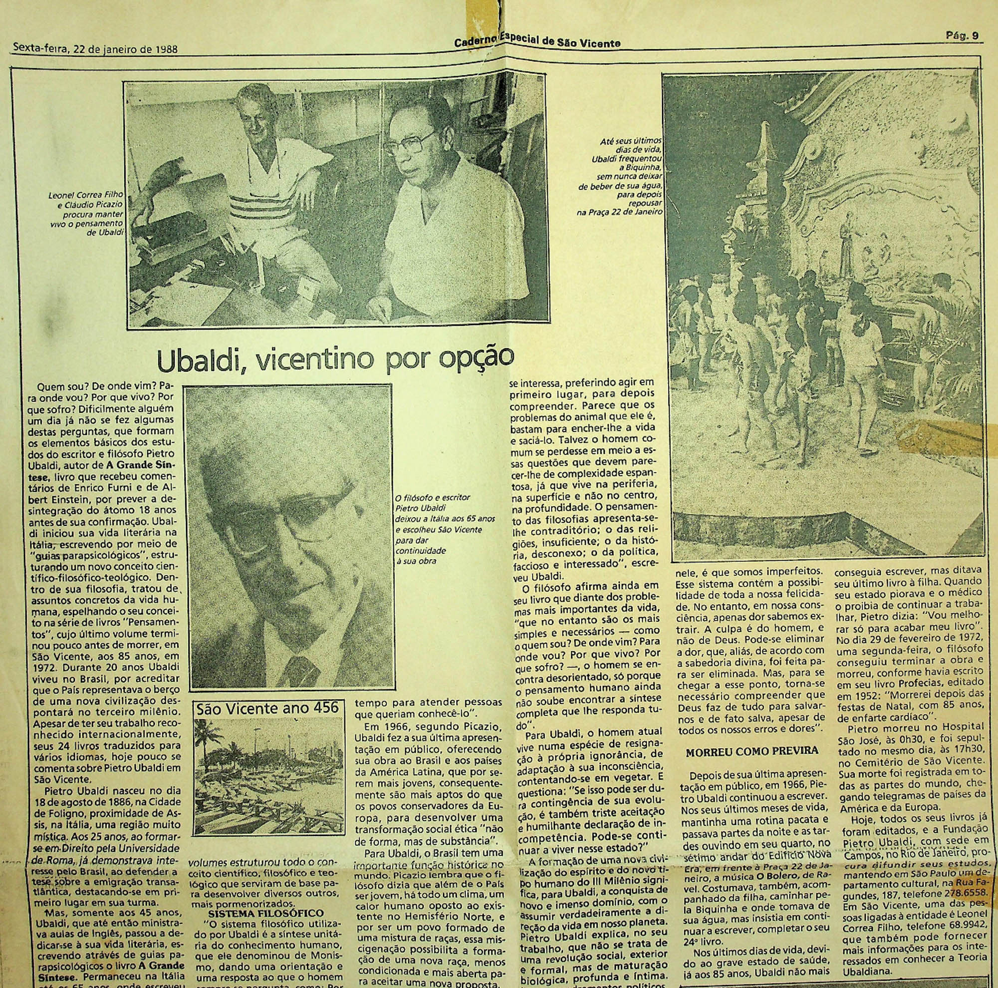 JN – 1988 (22 DE JANEIRO) UBALDI, VICENTINO POR OPÇÃO (1)