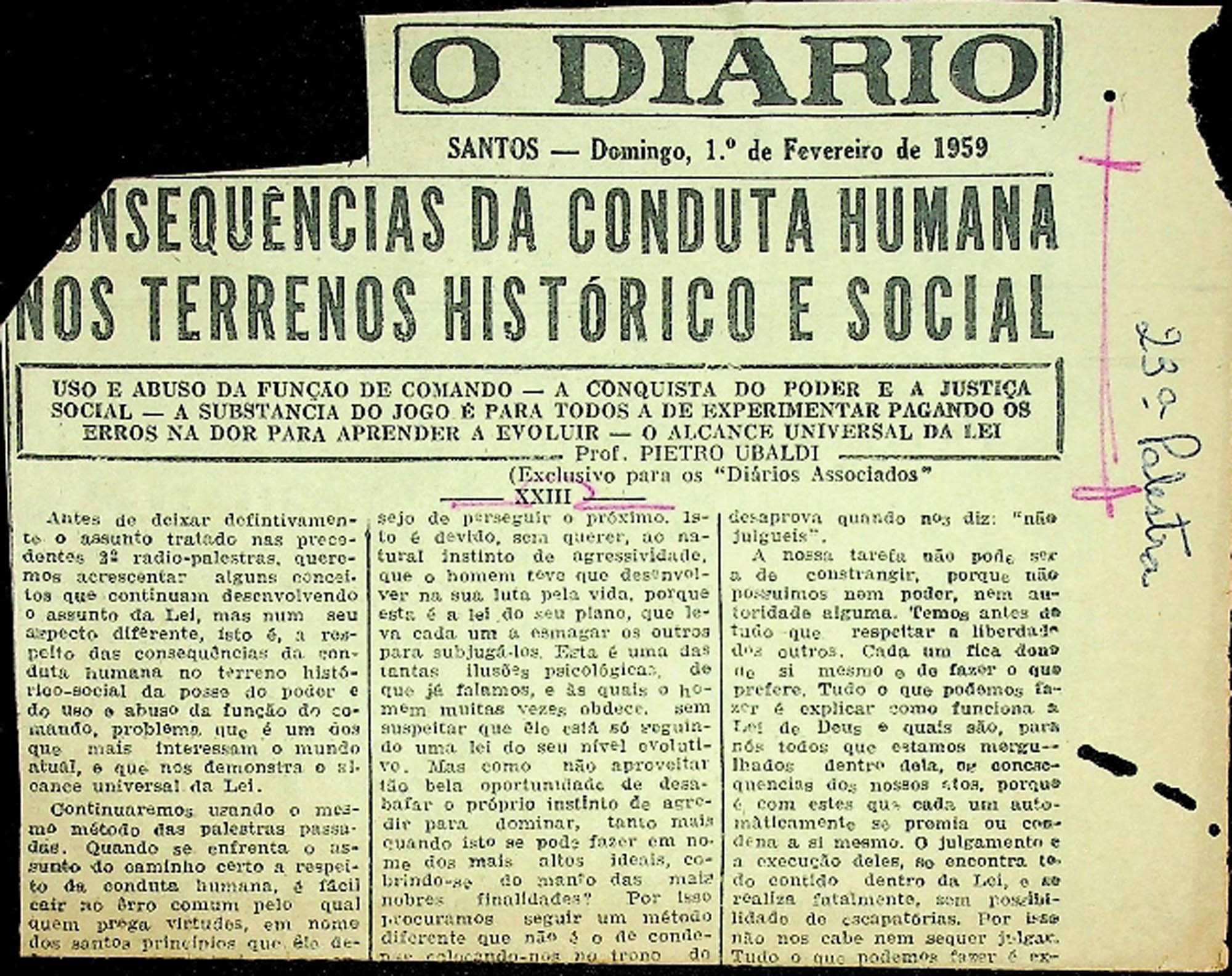 JN – CONSEQUENCIAS DA CONDUTA HUMANA NOS TERRENOS HISTORICO E SOCIAL (1)