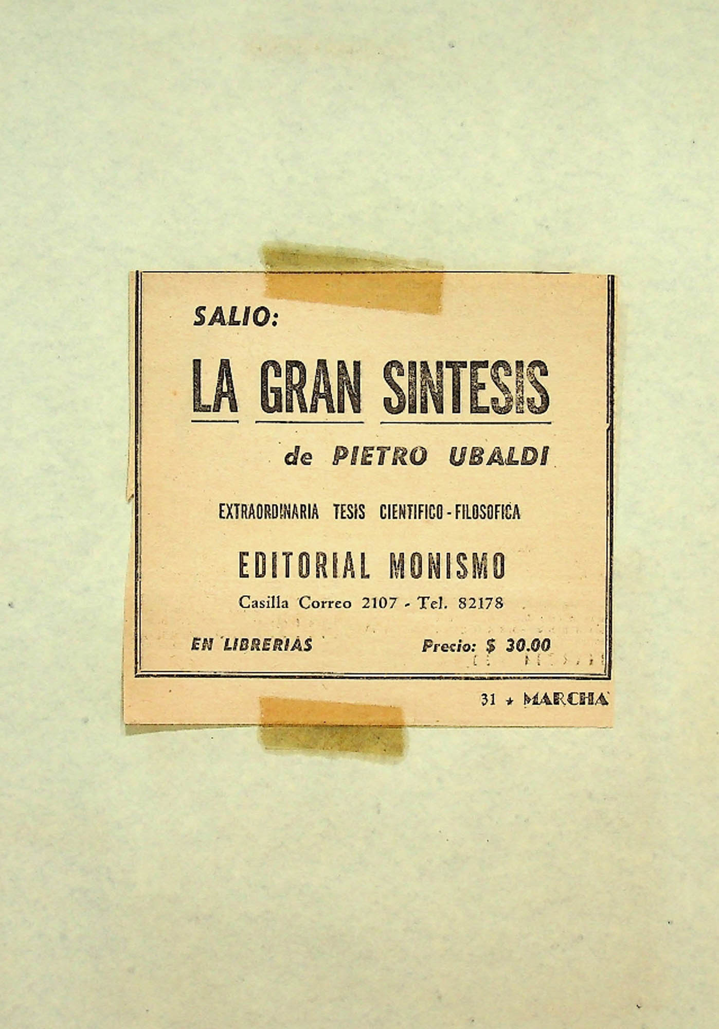 JN – LA GRAN SINTESIS DE PIETRO UBALDI – EXTRAORDINARIA TESIS CIENTIFICO-FILOSOFICA