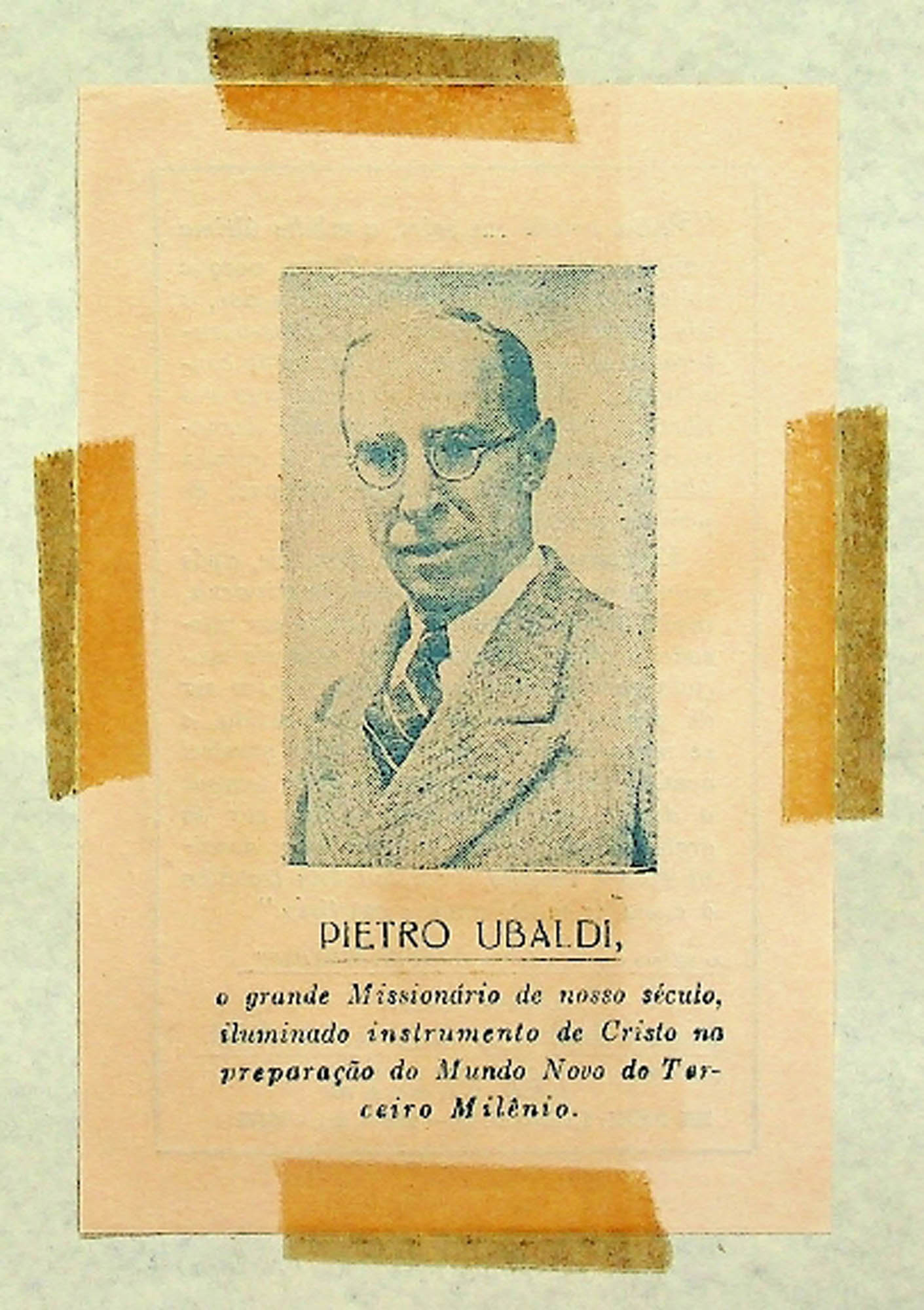 JN – PIETRO UBALDI O GRANDE MISSIONÁRIO DE NOSSO SÉCULO